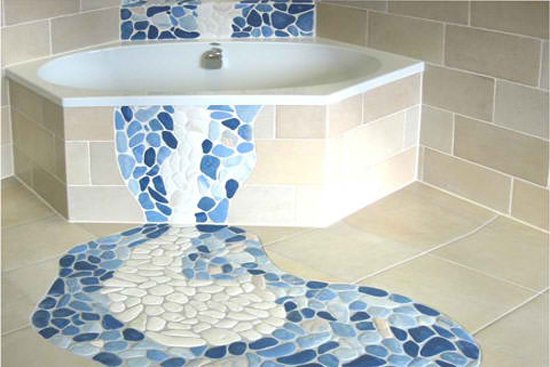 Мозаика для облицовки ванной комнаты